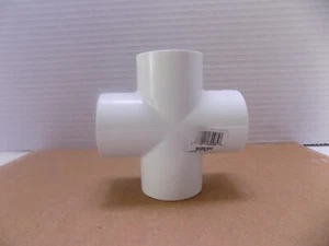 PVC-1 SCH NEW  4 WAY CROSS SINGLE PACK - Imagen 1 de 3