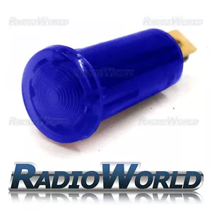 Blue Illuminated Warning Light Lamp Indicator Car Dash 12v - Picture 1 of 1