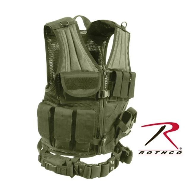 Rothco Tactical Cross Draw Vest - Olive Drab - Image 1 of 1