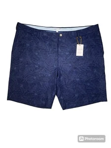 Peter Millar Crown Sport Salem Moisture Wicking Performance Shorts Navy Size 42 - Picture 1 of 12