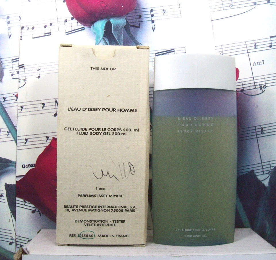 Gel corporal fluido L'eau D'Issey Pour Homme de Issey Miyake 6,7 FL. OZ. NTWB Foto 1 de 1