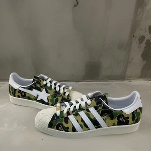 Size 10.5 - adidas Superstar 80s x BAPE ABC Camo 2021 - Picture 1 of 10