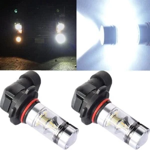2X 9145 9140 9005 H10 HB3 LED 100W 6000K Super White Fog Light Driving Bulbs DRL - Picture 1 of 10
