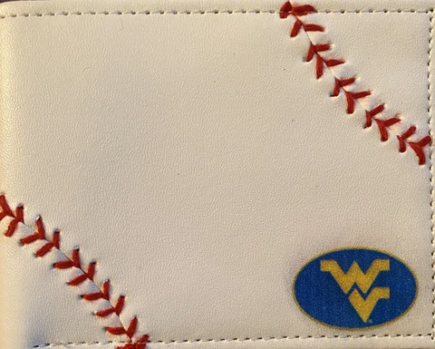 West Virginia Mountaineers VINTAGE NCAA Baseball Stitched Wallet Cover