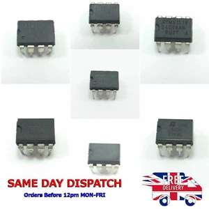 ATMEL 2-Draht IC Speicherblitz integrierte Schaltungen DIP8 seriell EEPROM I2C IIC Chip - Bild 1 von 1