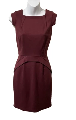 Vestido vaquero sin mangas JLO by Jennifer Lopez para mujer 4 granate vino Foto 1 de 4