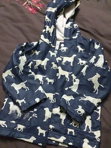 Hatley Childs Waterproof Jacket With Dog Design Size 3 Read Description Cheap - Picture 1 of 4