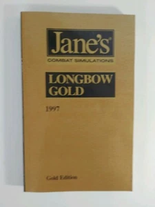 Jane's Longbow 1997 libro edición dorada casi 300 páginas - Imagen 1 de 5