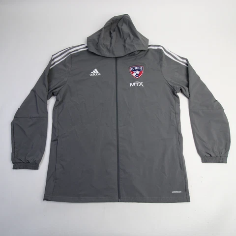 FC Dallas adidas Aeroready Jacket Men's Gray/White New Cover