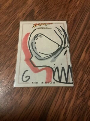INDIANA JONES KINGDOM OF THE CRYSTAL SKULL SKETCH AUTO CARD 2008 TOPPS INDY - Image 1 of 2