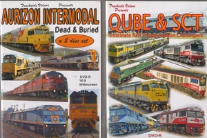 TRACKSIDE VIDEO 3 DISC 2 DVD COMBO QUBE & SCT PLUS AURIZON INTERMODAL - Bild 1 von 1