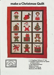 Trapunta o motivo da appendere NATALE applicato di QUILTER'S HEAVEN varie misure - Foto 1 di 3