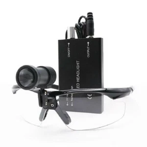 Faro recargable para lupa dental gafas ultraligeras luz ajustable - Imagen 1 de 8