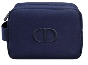 Dior Blau Kosmetik Make-up Toilettentasche Tasche Reise Zug Etui - Bild 1 von 13