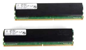 Crucial Netlist 4 GB Kit [2x2Gb]  2RX4 PC2-5300F Mac Pro A1186 DDR2 Memory Ram - Afbeelding 1 van 5