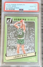 2015 - 16 Panini Donruss Larry Bird #16 Scoring Kings - PSA 10 Gem Mint - POP 6