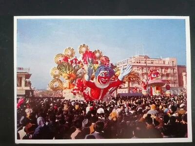 BELLA CARTOLINA  VIAREGGIO CARNEVALE  1959 - Immagine 1 di 2