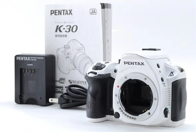 ** Exc+++++ ** Pentax K-30 digitale 16,3-MP-Spiegelreflexkamera weiß nur Gehä... - Bild 1 von 4