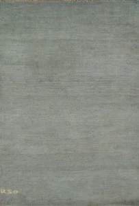 Lujosa alfombra de lana de diseño liso Gabbeh acento moderno - totalmente nueva 3x5 pies - Imagen 1 de 16