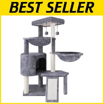 Xin Three Layer Cat Tree with Scratching Ladder - Image 1 of 4