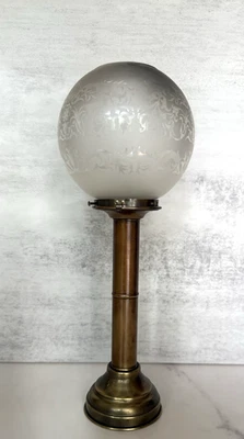Vintage 1930's Dutch DHR Maritime Brass Candle Holder Lantern 15.25” - Image 1 of 4