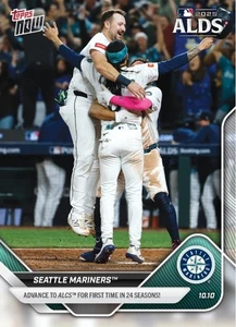 2025 TOPPS NOW ALDS CARD SEATTLE MATRINERS #854 ADVANCE TO ALCS FOR 1st SINCE 01 - Picture 1 of 1