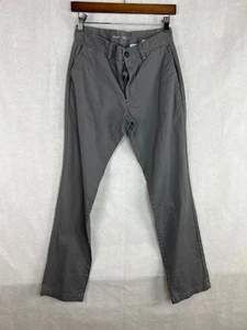 NEW Old Navy Ultimate Slim Built-In Flex Men's Gray Flat Front Pants Size 28x30 - Picture 1 of 3