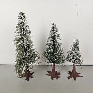 Department 56 Weihnachtsdorf Frosted Norway Pine Trees 3er Set #51756 - Bild 1 von 10