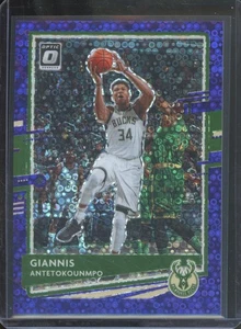 Donruss Optic Giannis Antetokounmpo #29 2020-21 Fast Break púrpura/95 dólares - Imagen 1 de 2