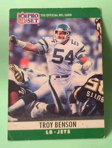 Troy Benson - New York Jets - #233 NFL Pro Set 1990 - Picture 1 of 2