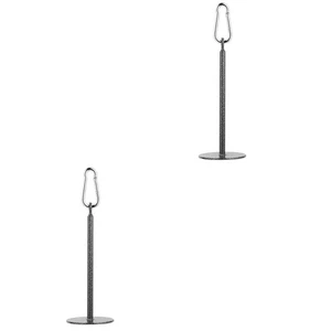 2 Pcs Support de Fixation Porte-Bhaltères Palette de Poids Fitness - Photo 1/12