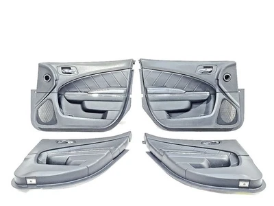 2011 2014 Dodge Charger RT OEM Set Of 4 Black Door Trim Panels  - Image 1 of 4