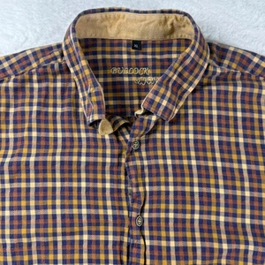 Bullock & Jones Plaid Flannel Shirt Button Down Long Sleeve XL - Picture 1 of 7