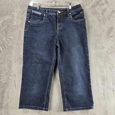 Jeans Justice Niñas 14 1/2 Azul Calce Ajustado Largo Elastizado Denim Bordado Corazón Foto 1 de 4