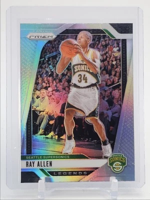 RAY ALLEN 2024-25 PANINI PRIZM LEGENDS SILVER PRIZM SUPERSONICS Q4856 - Image 1 of 2