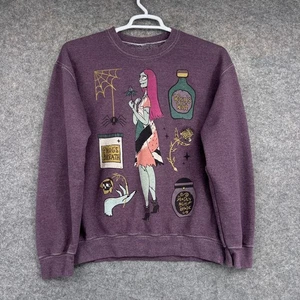 Disney Nightmare Before Christmas Sweatshirt Womens Medium Sally Pullover Graphi - Picture 1 of 7