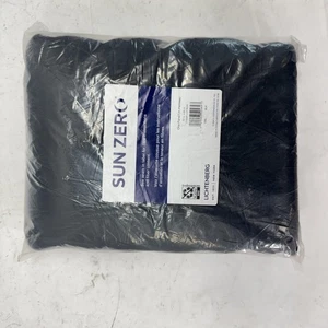 Sun Zero Curtain Panel Black OSL 52x84 Window Treatment Light Blocking Drapery - Picture 1 of 6