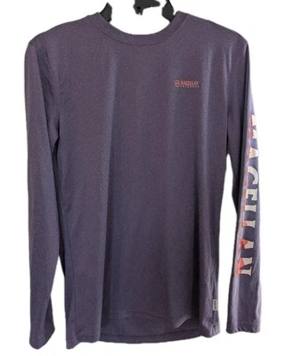 Magellan Fish Gear Boyfriend Fit Womens Shirt Long Sleeve Size XS Purple  - Image 1 of 4