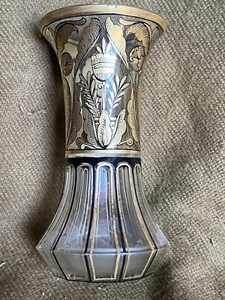 BÖHMISCHE GLAS HAIDA VASE 20er Jahre VINTAGE - Bild 1 von 17
