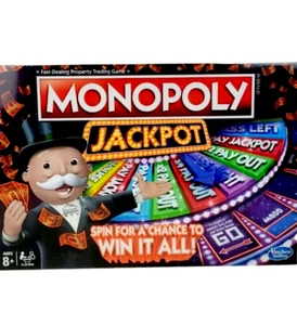MONOPOLY JACKPOT Hasbro Board Game 2015 ~ New - Picture 1 of 2