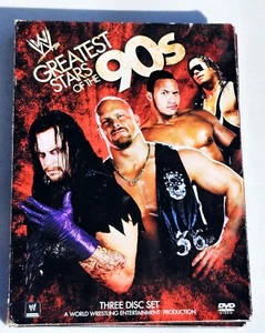 WWE Greatest Stars of the 90's DVD WWF Wrestling 3 Disc Set Stone Cold Rock Hart - Picture 1 of 7