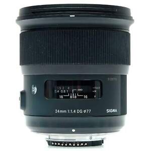 Sigma 24mm f1.4 DG HSM Art Lens for Nikon F