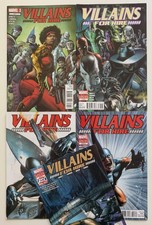 Villains For Hire #0.1 + #1 to #4 complete series (Marvel 2012) 5 x issues.