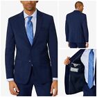 Bar III Men's Blue Plaid Skinny-Fit Wool Blazer Sport Coat Suit Jacket New 42R