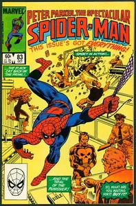 Spectacular Spider-Man 83 VF/NM 9.0 Origin Punisher Marvel 1983 - Picture 1 of 3