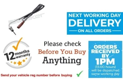 Exhaust Gas Temperature Sensor for AUDI A3 Convertible (8P7) 2.0TDI 2008 to 2013 - Image 1 of 4