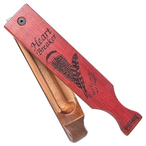 Primos 228 Heartbreaker Box Call Attracts Turkey Natural/Purple Mahogany - Picture 1 of 1