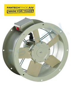 FANTECHTRADE Short cased in-line duct fan 400mm 4 pole 3Ph FANSCD404 - Picture 1 of 2