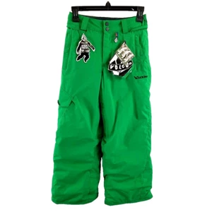 Volcom Kelly Verde Nuevo Esquí Snowboard Pantalones Niños Esquí NIÑOS Pequeño Aproximadamente 8 - Imagen 1 de 13