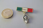 broche UNAL sainte Marie avec drapeau italia roma pelerinage catholique croix